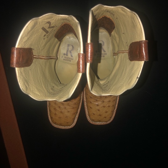 Full quill, ostrich, boots, handmade R Watson Size 9 - Picture 5 of 10